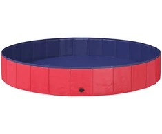Šunų baseinas Raudona Ø200 x 30 cm Storas PVC