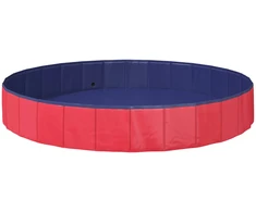Šunų baseinas Ø200 x 30 cm Storas PVC Raudona