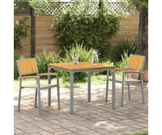 Susilankstantis krėslas 2 pcs Ruda 56 x 57 x 87 cm