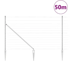 Suvirintas vielinis tvoras su smailiais galais 50 x 1,4 m