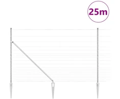 Suvirintas vielinis tvoras su smailiais galais 25 x 1,5 m