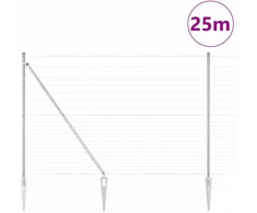Suvirintas vielinis tvoras su smailiais galais 25 x 1,6 m