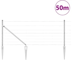 Suvirintas vielinis tvoras su smailiais galais 50 x 0,8 m