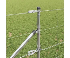 Suvirintas vielinis tvoras su smailiais galais 25 x 0,8 m