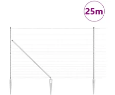 Suvirintas vielinis tvoras su smailiais galais 25 x 1,5 m
