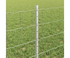 Euro tvoros su stulpu 10 x 0,6 m Galvanizuotas plienas