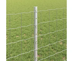 Euro tvoros su stulpu 10 x 0,8 m Galvanizuotas plienas