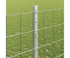 Euro tvoros su stulpu 10 x 1,2 m Galvanizuotas plienas