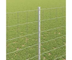 Euro tvoros su stulpu 10 x 1,5 m Galvanizuotas plienas