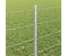 Euro tvoros su stulpu 25 x 0,6 m Galvanizuotas plienas