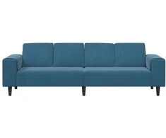 Svetainės sofa Mėlyna 250 x 77 x 76 cm