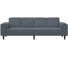 Svetainės sofa Tamsiai pilka 250 x 77 x 76 cm