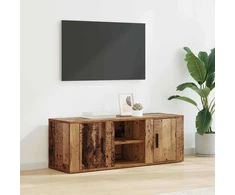 TV staliukas Televizoriaus spintelė 100 x 31,5 x 35 cm Senovinis medis