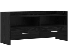 TV staliukas Televizoriaus spintelė 100 x 33 x 47 cm Juodojo ąžuolo