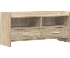TV staliukas Televizoriaus spintelė 100 x 33 x 47 cm Sonoma ąžuolas