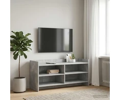 TV staliukas Televizoriaus spintelė 100 x 33 x 47 cm Betono pilka