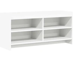 TV staliukas Televizoriaus spintelė 100 x 33 x 47 cm Balta Apdirbta mediena