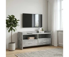 TV staliukas Televizoriaus spintelė 100 x 33 x 47 cm Betono pilka
