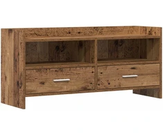 TV staliukas Televizoriaus spintelė 100 x 33 x 47 cm Sendintos medienos