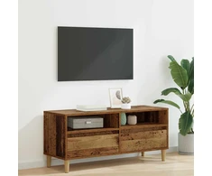 TV staliukas Televizoriaus spintelė 100 x 34,5 x 44,5 cm Senovinis medis
