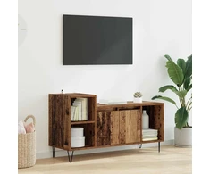 TV staliukas Televizoriaus spintelė 100 x 35 x 55 cm Senovinis medis
