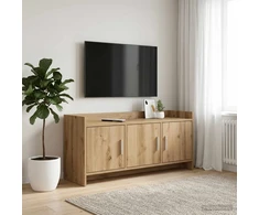 TV staliukas Televizoriaus spintelė 102 x 33 x 47 cm Artisano ąžuolo