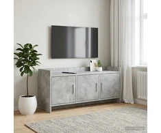 TV staliukas Televizoriaus spintelė 102 x 33 x 47 cm Betono pilka
