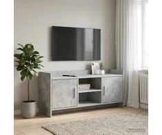 TV staliukas Televizoriaus spintelė 102 x 33 x 47 cm Betono pilka