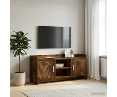 TV staliukas Televizoriaus spintelė 102 x 33 x 47 cm Dūminio ąžuolo