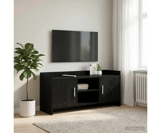 TV staliukas Televizoriaus spintelė 102 x 33 x 47 cm Juodojo ąžuolo