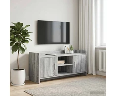 TV staliukas Televizoriaus spintelė 102 x 33 x 47 cm Pilka Sonoma
