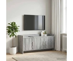 TV staliukas Televizoriaus spintelė 102 x 33 x 47 cm Pilka Sonoma