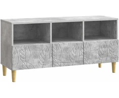 TV staliukas Televizoriaus spintelė 102 x 34,5 x 50 cm Betono pilka
