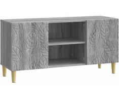 TV staliukas Televizoriaus spintelė 102 x 34,5 x 50 cm Pilka Sonoma