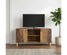TV staliukas Televizoriaus spintelė 102 x 34,5 x 50 cm Sendintos medienos