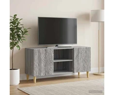 TV staliukas Televizoriaus spintelė 102 x 34,5 x 50 cm Pilka Sonoma