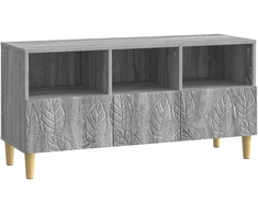 TV staliukas Televizoriaus spintelė 102 x 34,5 x 50 cm Pilka Sonoma