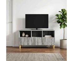 TV staliukas Televizoriaus spintelė 102 x 34,5 x 50 cm Pilka Sonoma