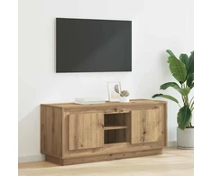 TV staliukas Televizoriaus spintelė 102 x 35 x 45 cm Amatininkų ąžuolas