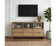 TV staliukas Televizoriaus spintelė 102 x 37,5 x 52,5 cm Artisano ąžuolo