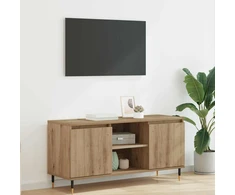TV staliukas Televizoriaus spintelė 104 x 35 x 50 cm Amatininkų ąžuolas