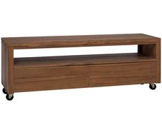 TV staliukas Televizoriaus spintelė 110 x 30 x 40 cm Natūrali