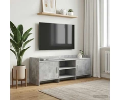 TV staliukas Televizoriaus spintelė 130 x 33 x 47 cm Betono pilka