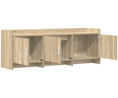 TV staliukas Televizoriaus spintelė 130 x 33 x 47 cm Sonoma ąžuolas