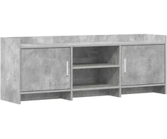 TV staliukas Televizoriaus spintelė 130 x 33 x 47 cm Betono pilka
