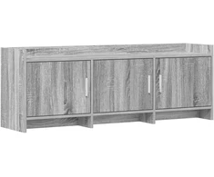 TV staliukas Televizoriaus spintelė 130 x 33 x 47 cm Pilka Sonoma