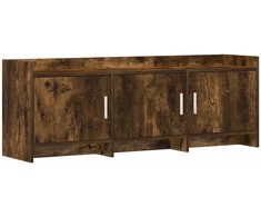 TV staliukas Televizoriaus spintelė 130 x 33 x 47 cm Dūminio ąžuolo