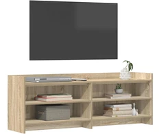 TV staliukas Televizoriaus spintelė 135 x 33 x 47 cm Sonoma ąžuolas
