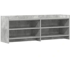 TV staliukas Televizoriaus spintelė 135 x 33 x 47 cm Betono pilka