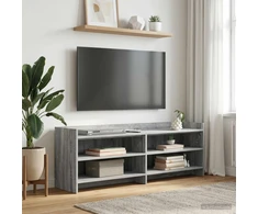 TV staliukas Televizoriaus spintelė 135 x 33 x 47 cm Pilka Sonoma